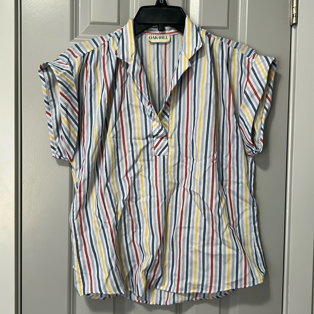 VINTAGE Oak Hill Colorful Striped women’s Shirt